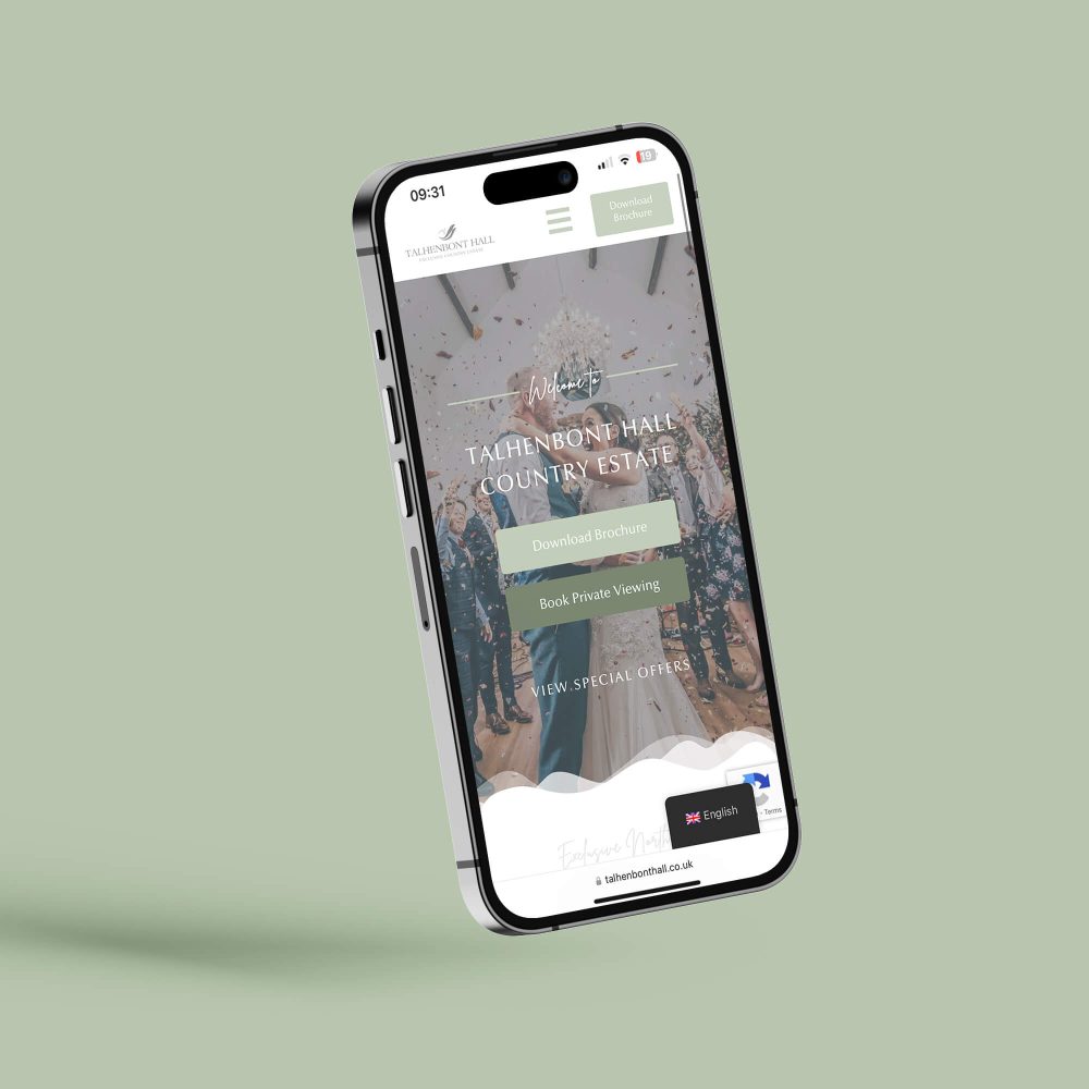 Talhenbont-Hall-Mobile-Website-Design