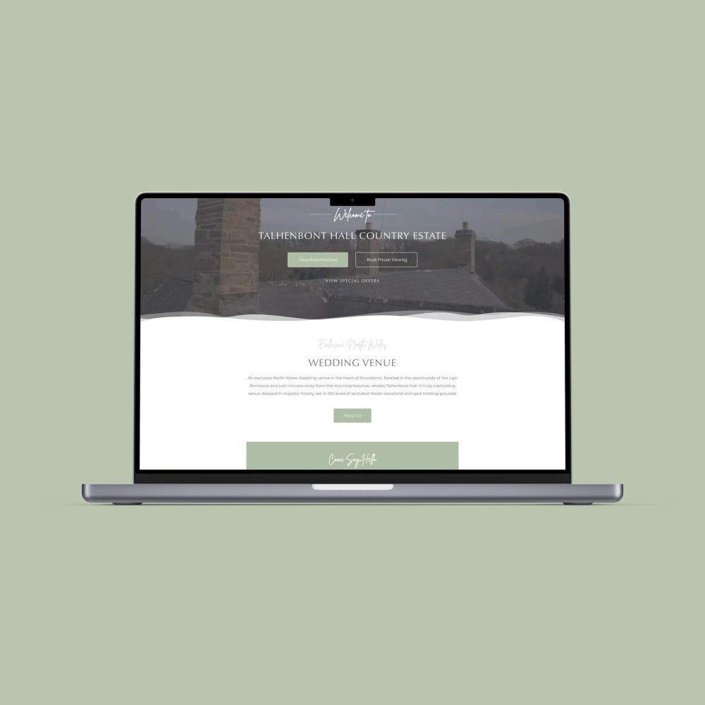 Talhenbont-Hall-Website-Design