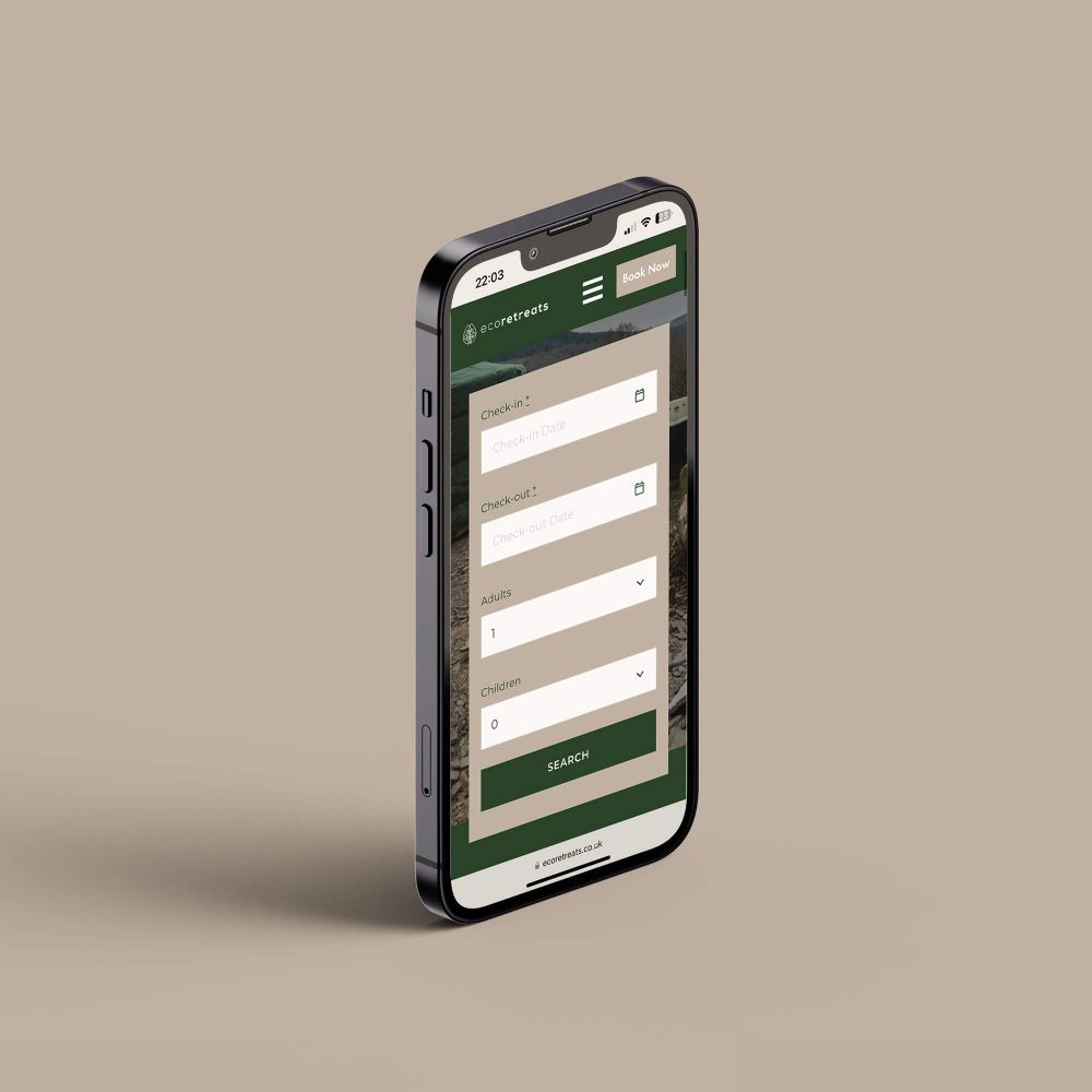 eco-retreats-mobile-website